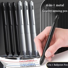 Metall-Multifunktionsstift 4-in-1 Kugelschreiber Druckbleistift Schnell