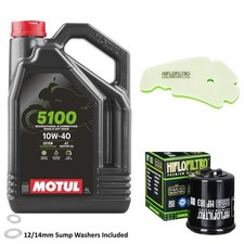 125 Sports City Air Oil Filter Kit Motul 5100 10w40 4L Aprilia 2006