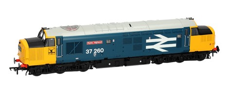 35-309SF Bachmann OO Class 37 37260 'Radio Highland' BR blau (großes Logo) | Condition: New
