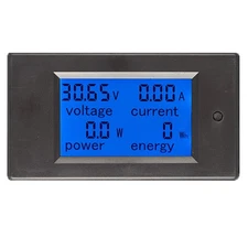 Taidacent 6.5-100V 0-20A 0-100A DC Voltage Current Power with Shunt 