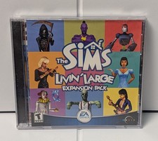 The Sims Livin Large Expansion Pack PC CD-ROM Video Game Original EA Maxis