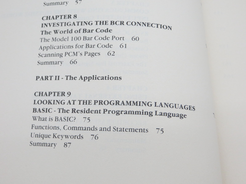 CBS Computer Books: Exploring the Radio Shack Model 100 by Marvin C. Mallon RARE - Picture 8 of 15