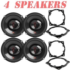 2 Pair (Qty 4) JBL Stage3637F Front & Rear 6.5" 3-Way Speakers for Kia Hyundai
