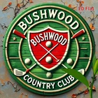 [2D Flat] 1pc "Bushwood Country Club" Tin Metal Signs Vintage Metal Wall Art - R