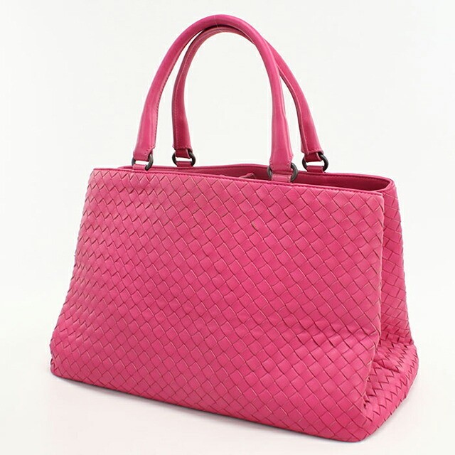 Bottega Veneta Tote Bag Women's Leather Pink 35cm x 9.1in x 13.0in x 7.9in used thumbnail 3