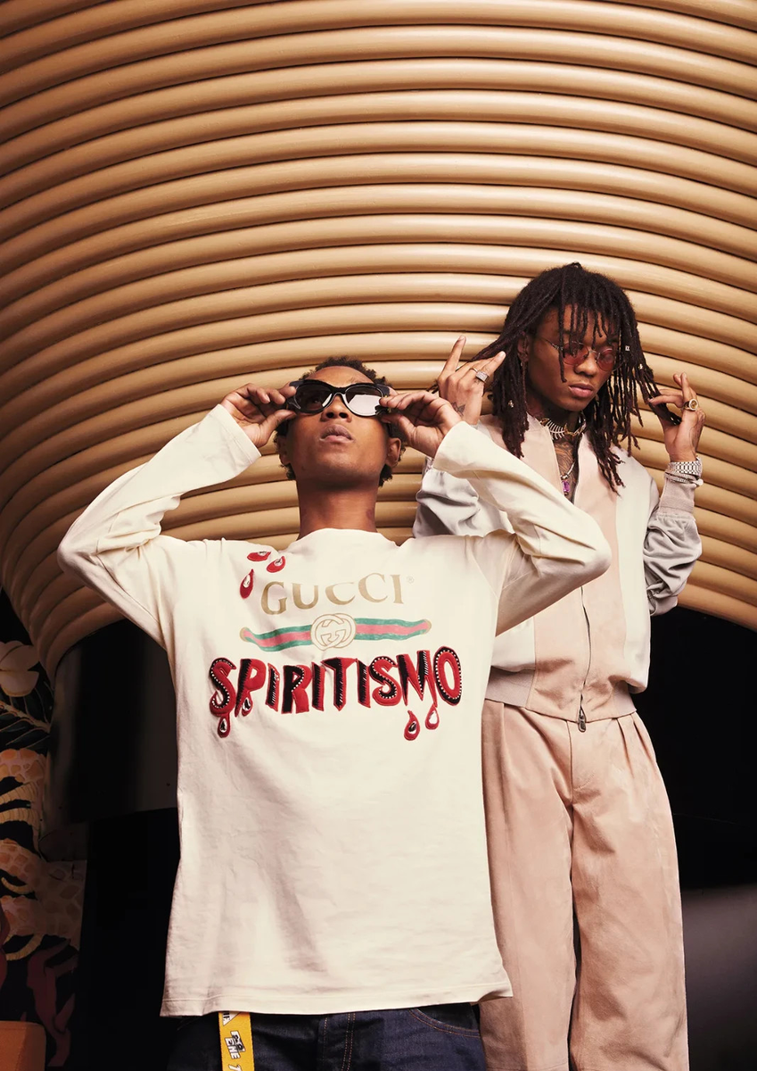 最終値下げ　GUCCI SPIRITISMO Tシャツ　S size Gucci Spiritismo Oversized Long Sleeve T-shirt Cream | Size L