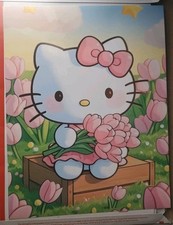 Hello Kitty Glossy Vinyl Sticker 8.5" By 11" For Kid, Youth, Or Adults