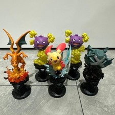 Pokémon 5 Figuren Battle Set Charizard Plusle Drowzee×2 Metagross 2004...