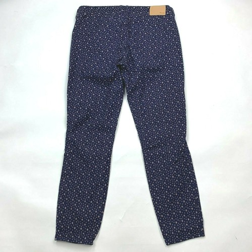 Madewell Skinny Ankle Printed Cords Polka Dot Cotton Blend Pockets Women 29 - Picture 2 of 12