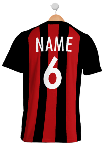 PERSONALISED Football Shirt Wall Art Sticker, Transfer, PVC Decal, 3D, Decal, - Picture 2 of 60