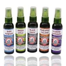 5 Assorted Bottles  70ml Blunt Effects Blunteffects Odor Eliminator Spray