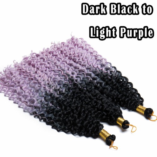 Long Water Wave Braids Deep Curly Boho Braid Crochet Braiding Hair Extensions UK - Picture 42 of 53