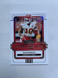 2022 Panini Contenders Rookie of the Year Contenders #21 Isiah Pacheco