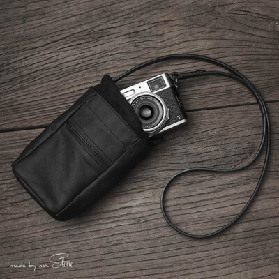 Genuine Leather Camera Case Mini Small Bag Soft Cover For Leica Q Q2 Sony Canon