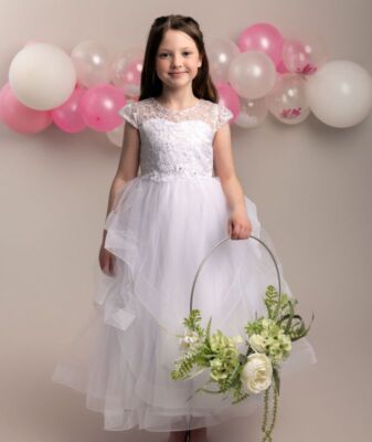 marks and spencer childrens bridesmaid dresses Communion Marks And Spencer Girls Party Dresses M&S Girls Bridesmaid/communion/party/occasion  Dress Ivory Satin
