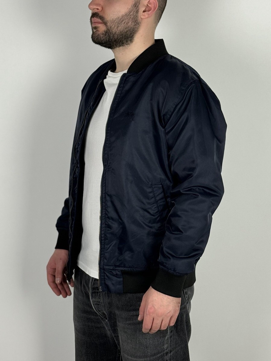 STUSSY Bomber Jacket ボマージャケット ブラック　Mサイズ 楽天市場】ステューシー STUSSY ジャケット メンズ Built Bomber