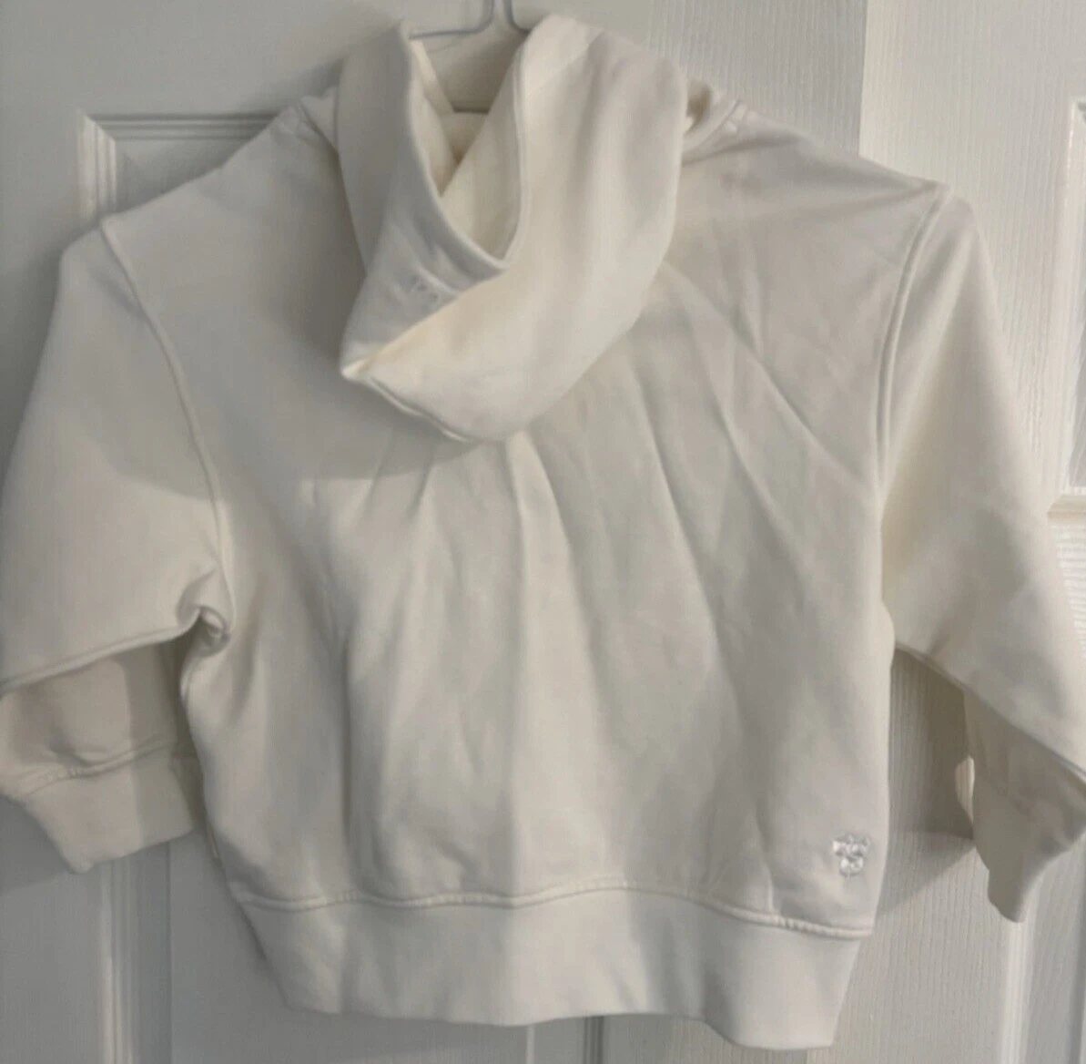 OFF WHITE Felpa con cappuccio Sow Off White con stampa 4 5 anni nuova con etichette