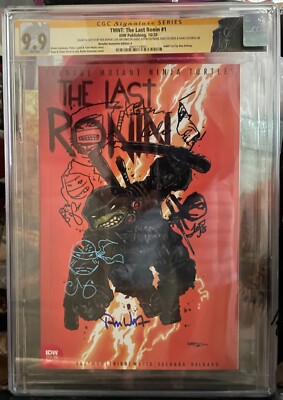 TMNT: The Last Ronin #1 CGC SS 9.9 Eastman Variant 6 Sigs & 5 Sketches! Not 9.8