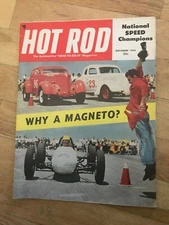 1954 Hot Rod Magazine November Original Vintage VG Condition