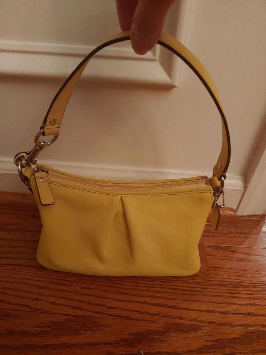 Best Yellow Leather Coach Purse for sale in Spring Hill, Tennessee for 2024