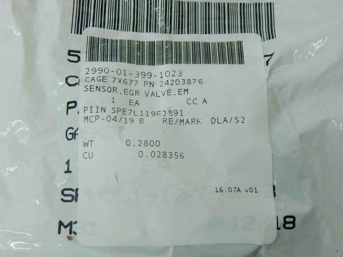 GM 24203876, 2990013991023 Egr Valve Sensor | eBay