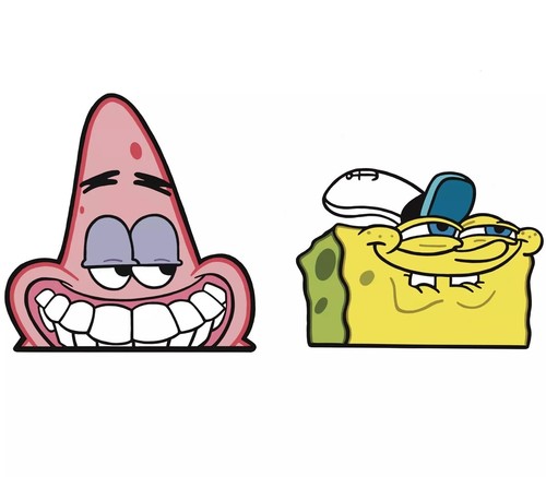 SpongeBob Patrick ""So lustig"" maßgeschneidertes lustiges Telefon Laptop Wand Vinyl Aufkleber Aufkleber