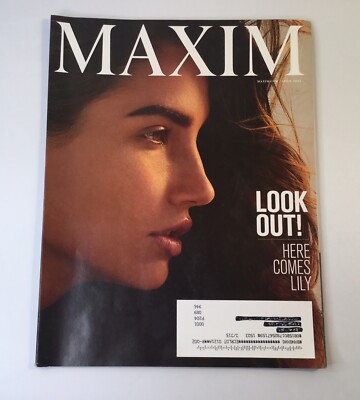 Maxim Magazine April 2015 Lily Aldridge Mads Mikkelsen Tina