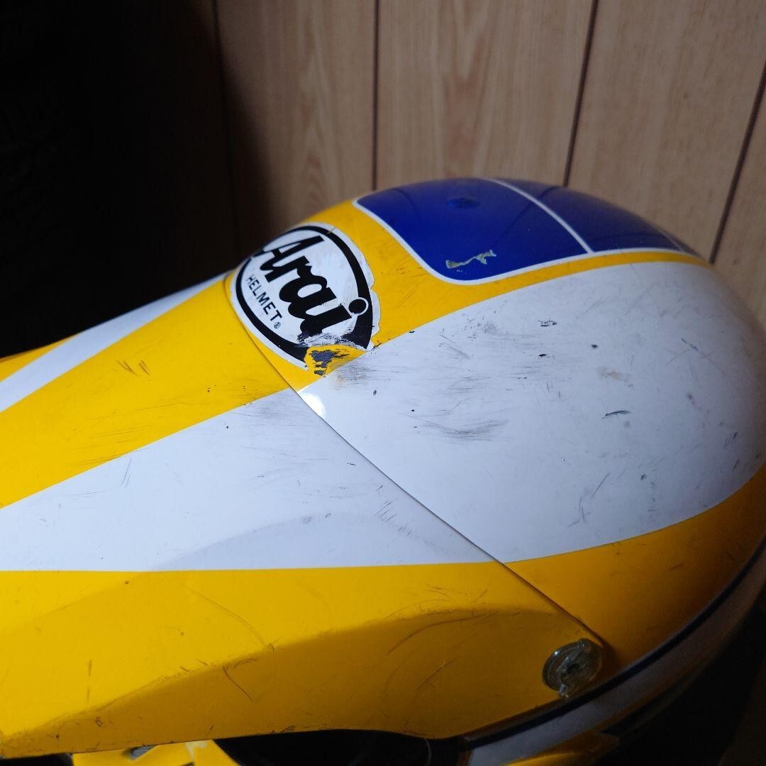 アライ MX Pro Arai ヘルメット 59/60サイズ　ヴィンテージ Yahoo!オークション -「アライ arai mx」の落札相場・落札価格