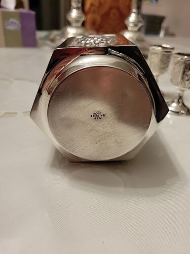 Juego de licor de whisky de plata esterlina, botella y tazas de 5 tiros, estilo granada de uva - Imagen 18 de 21