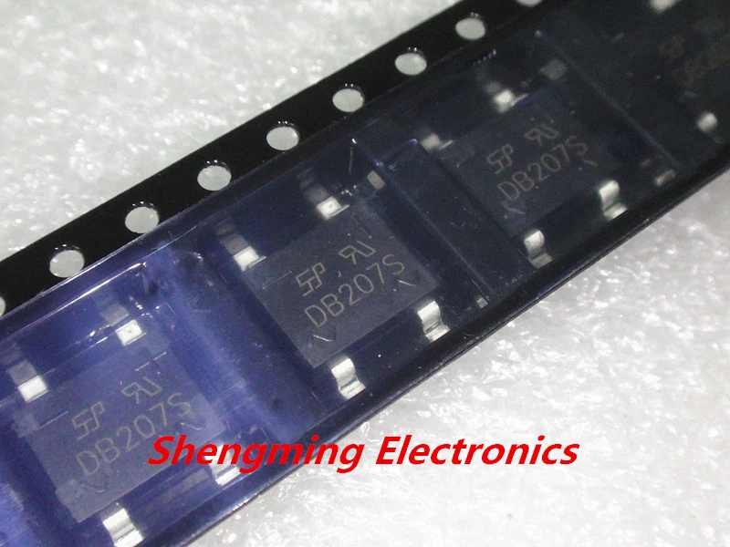 SMW 20PCS DB207S 2A 1000V SMD Bridge Rectifiers