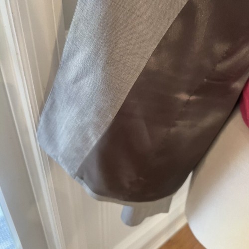 Elie Tahari Bergdoff Women’s 2-pc Pant Suit Brown Slim Cut Wool Blend Small Sz 2 - Picture 7 of 15