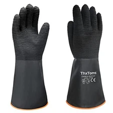 Heavy Duty Rubber Sandblasting Protection Gloves