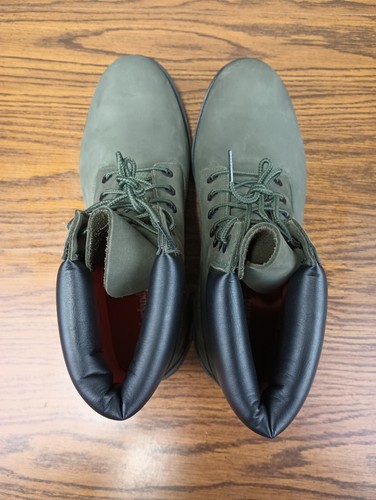 Timberland Men's Classic 6" Waterproof Boot A2GQ5 Dark Green Size 13 - Picture 5 of 12
