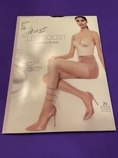 NEW! Hanes Jet Black Control Top Panties/ Size IJ