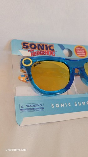 Sonic the Hedgehog 3D Kids' Wayfarer Sunglasses – Blue & Yellow - Picture 4 of 6