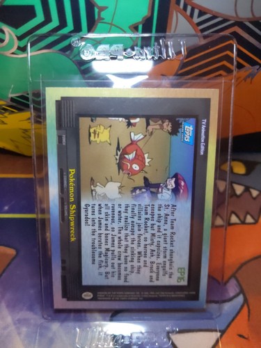 EP16 Pokemon Schiffswrack Holo Folie Topps Serie 2 englische Pokémonkarte - Bild 4 von 4