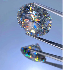 Natürlicher Diamant 2,00 ct weiß "D" Farbe Rundschliff VVS1 Reinheit GP