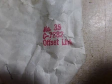 NEW #35 Offset Link C-7282  *FREE SHIPPING*