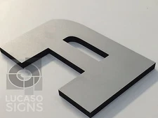 Storefront Custom Foam Sign Letters 12 Inch Acrylic Faces Outdoor Economic