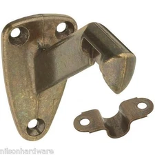 (5)-Die Cast Antique Brass Wooden Stair Staircase Handrail Bracket N159566