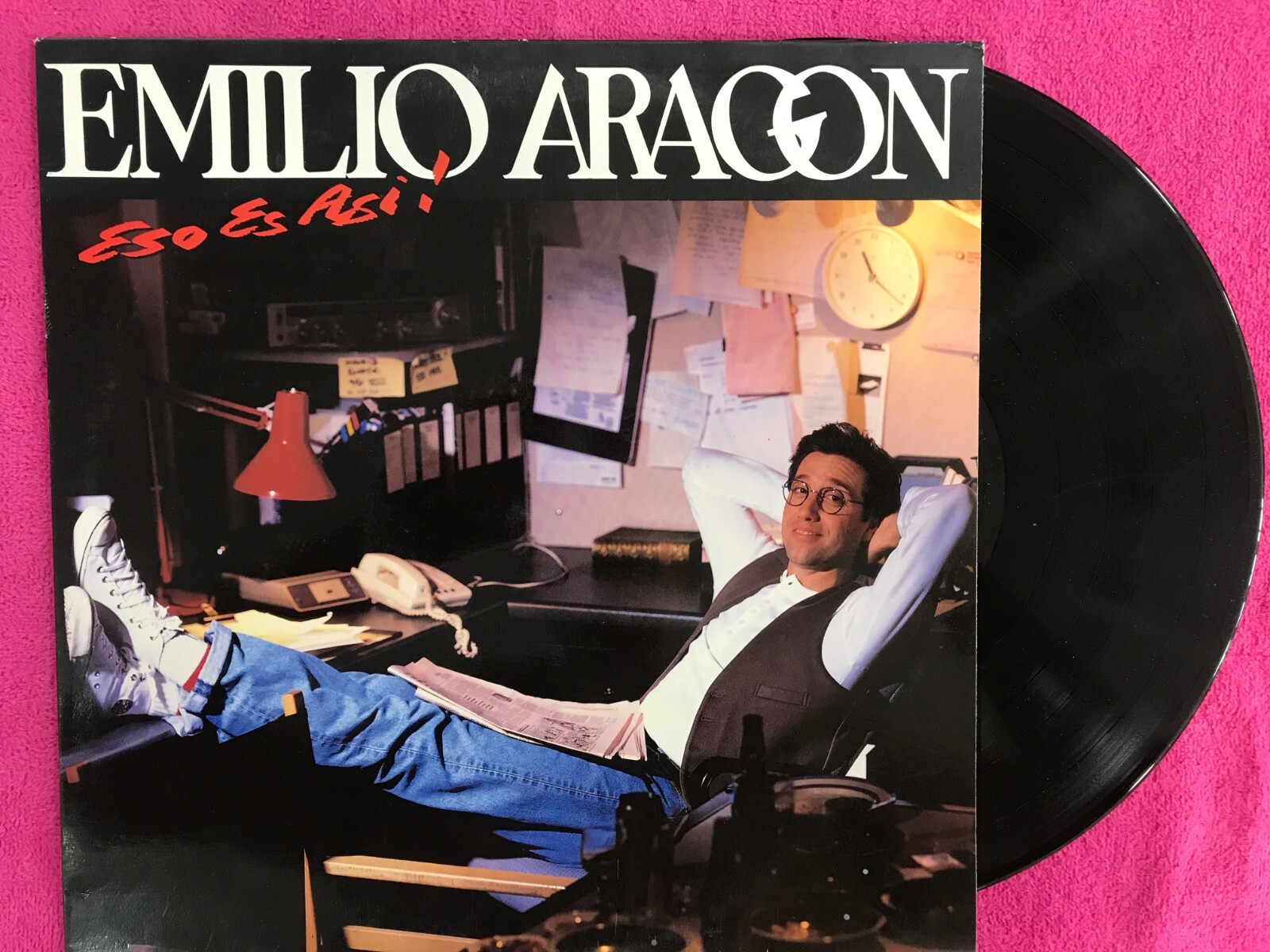 Emilio Aragon LP Vinyl Eso Es Así! Susanita Tus Amigos With Sergio Dalma CBS