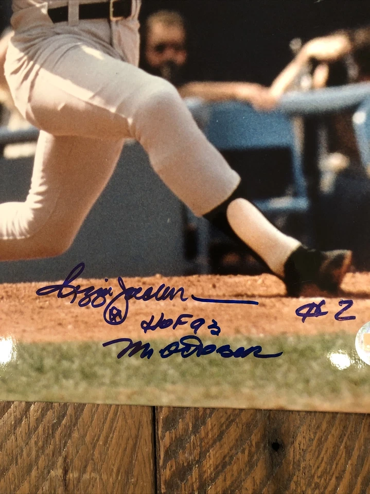 Reggie Jackson AUTOGRAPHED SIGNED 16X20 PHOTO Yankees JSA Certified! HoF - Image 2 of 4