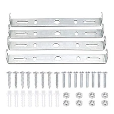 4 Packs Universal Light Fixture Mounting Bracket Square Kit5.51 inch Ceiling ...