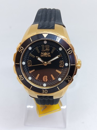 Orologio Invicta Angel 17486 Donna 38mm Oro S/Acciaio Quarzo Giapponese Nuovo senza etichette - Foto 2 di 10
