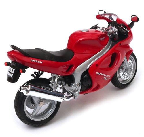 Triumph Sprint British Motorcycle Bike Model Diecast 1:18 Scale Welly - Picture 2 of 5