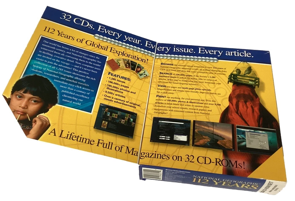 National Geographic 112 Years (1888-2000) 32 CD-ROM Collector's Edition - Image 3 of 4