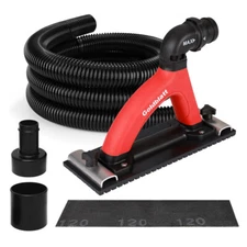 Dust Free Hand Sander Dustless Drywall Vacuum Sander W/ 6.5ft Hose Sanding Pad