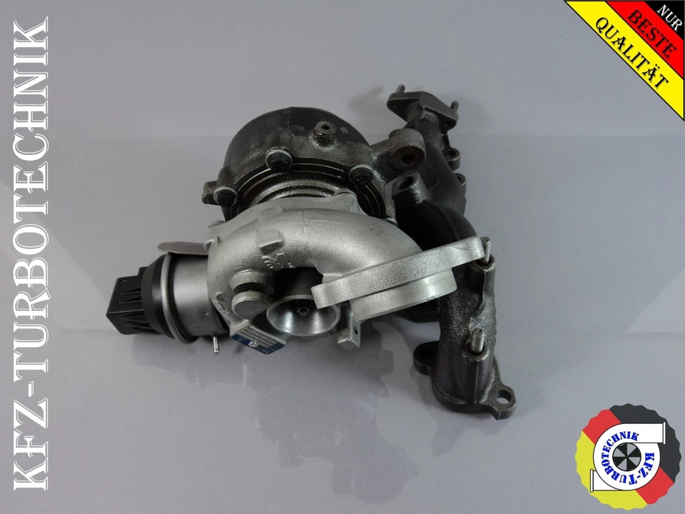 Turbolader VW Audi Golf Eos Scirocco Tiguan 2.0L 03L253016F KKK + Montagesatz + - Bild 3 von 4