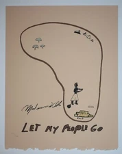 Muhammad Ali, Original Numbered Print World Federation Plate Signed