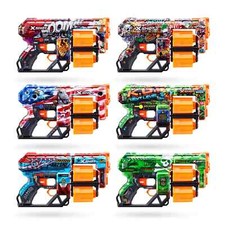 NEW Zuru X-Shot SKINS Dread Dart Blaster Next Level 12 Shot - Choose Skin